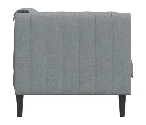 Atpūtas Krēsls, Gaiši Pelēks Audums Vidaxl