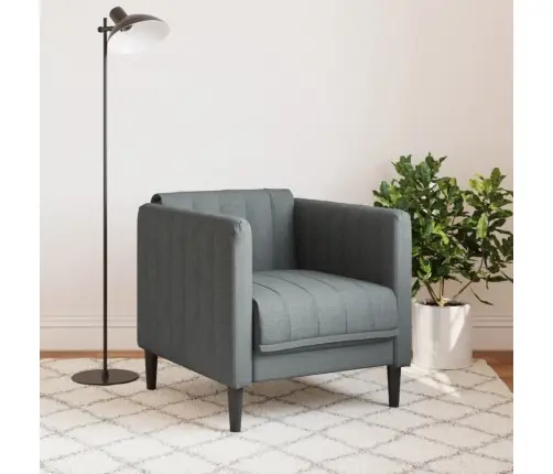 Krėslas, Tamsiai Pilkos Spalvos, Audinys