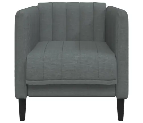 Krėslas, Tamsiai Pilkos Spalvos, Audinys