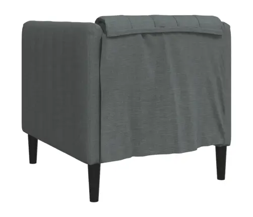 Krėslas, Tamsiai Pilkos Spalvos, Audinys