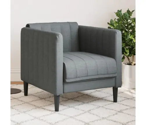 Krėslas, Tamsiai Pilkos Spalvos, Audinys