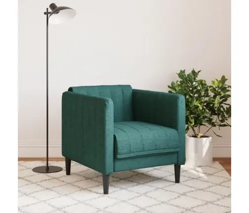 Atpūtas Krēsls, Tumši Zaļš, Audums Vidaxl