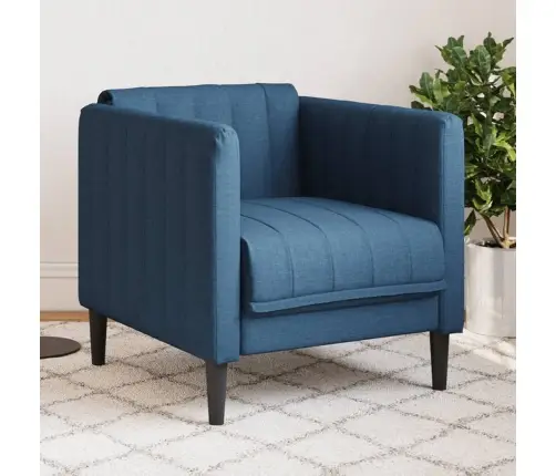 Atpūtas Krēsls, Zils Audums Vidaxl