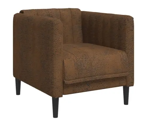 Brūna Krēsls, Brūna Mākslīgā Zamšāda Vidaxl