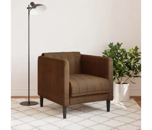 Brūna Krēsls, Brūna Mākslīgā Zamšāda Vidaxl