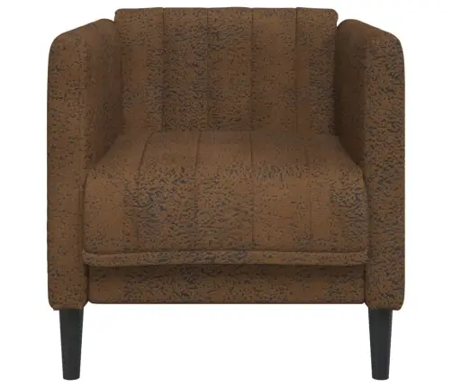 Brūna Krēsls, Brūna Mākslīgā Zamšāda Vidaxl