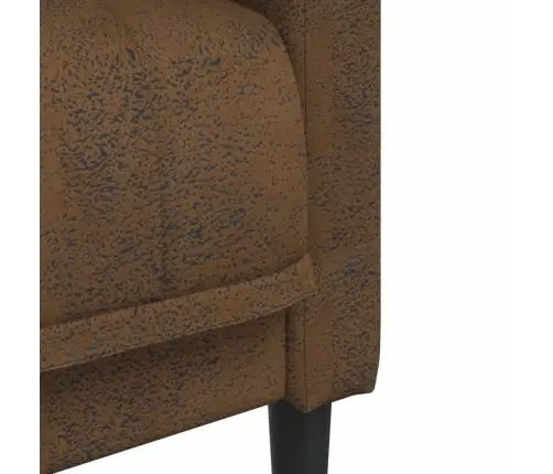 Brūna Krēsls, Brūna Mākslīgā Zamšāda Vidaxl