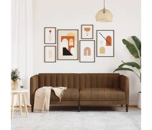 2-Kohaline Diivan, Pruun, Kunstseemisnahk