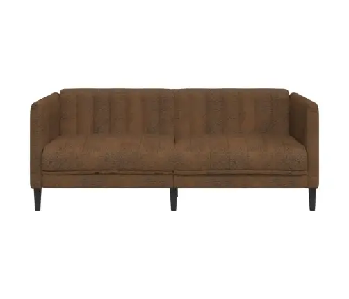 2-Kohaline Diivan, Pruun, Kunstseemisnahk