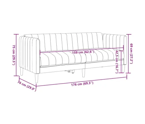 2-Kohaline Diivan, Pruun, Kunstseemisnahk