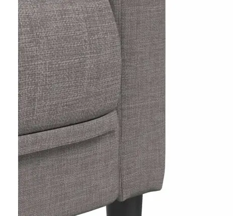 Trivietė Sofa, Taupe Spalvos, Audinys