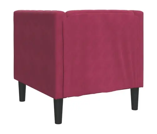 Chesterfield Atpūtas Krēsls, Vīnsarkans Samts Vidaxl Chesterfield Atpūtas Krēsls, Vīnsarkans Samts Vidaxl