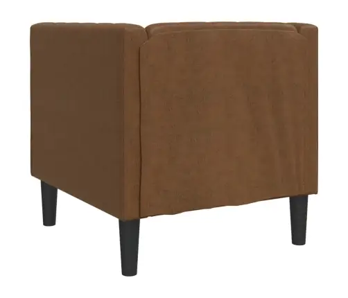 Atpūtas Krēsls, Brūna Mākslīgā Zamšāda Vidaxl