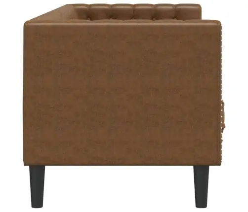 Chesterfield Dīvāns Ar Balstiem, Trīsvietīgs, Brūns Vidaxl Chesterfield Dīvāns Ar Balstiem, Trīsvietīgs, Brūns Vidaxl