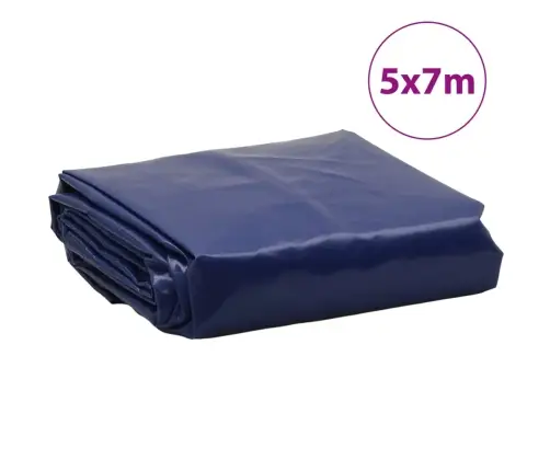 Tentas, Mėlynos Spalvos, 5X7M, 650G/M²