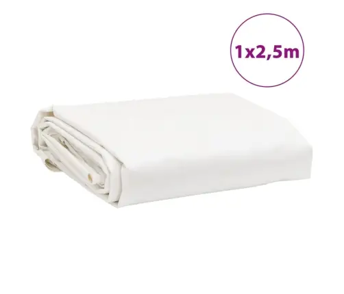 Brezenta Pārklājs, Pelēks, 1X2,5 M, 650 G/M² Vidaxl