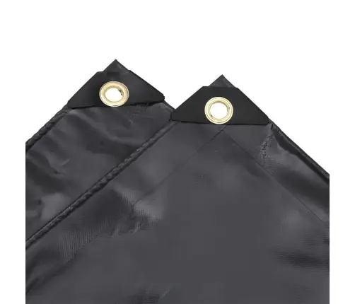Brezenta Pārklājs, Melns, 1X2,5 M, 650 G/M² Vidaxl