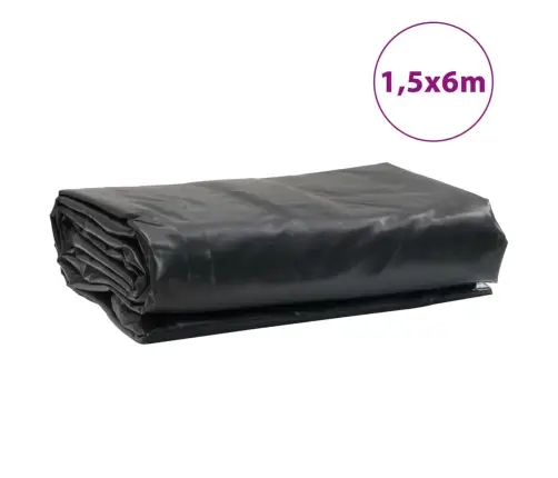 Tentas, Antracito Spalvos, 1,5X6M, 650G/M²