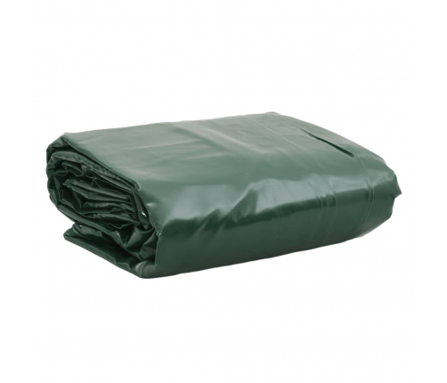 Brezenta Pārklājs, Zaļš, 6X8 M, 650 G/M² Vidaxl