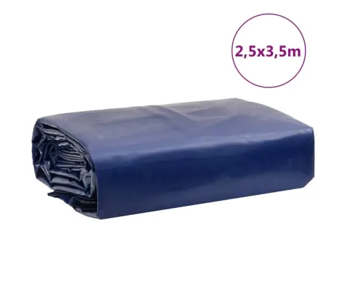 Brezenta Pārklājs, Zils, 2,5X3,5 M, 650 G/M² Vidaxl