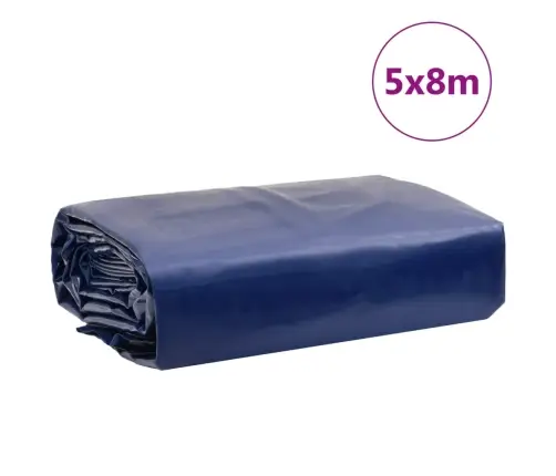 Brezenta Pārklājs, Zils, 5X8 M, 650 G/M² Vidaxl