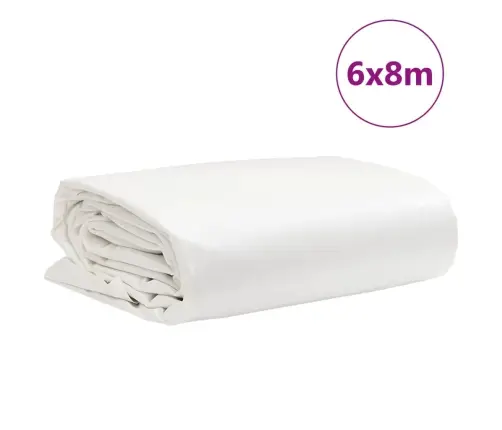 Present, Valge, 6 X 8 M, 650 G/M²