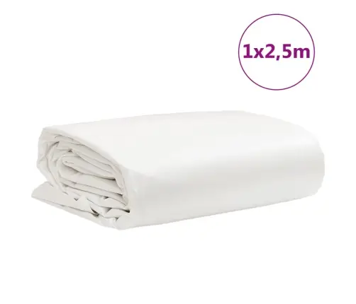Brezenta Pārklājs, Pelēks, 1X2,5 M, 650 G/M² Vidaxl