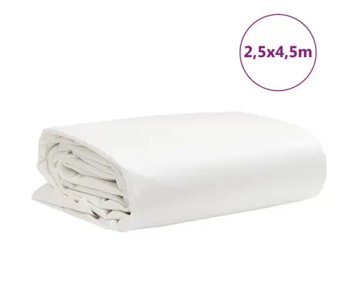 Tentas, Baltos Spalvos, 2,5X4,5M, 650G/M²