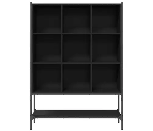 Grāmatplaukts, Melns, 102X28X141,5 Cm, Inženierijas Koks Vidaxl