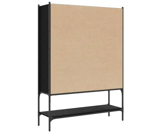 Grāmatplaukts, Melns, 102X28X141,5 Cm, Inženierijas Koks Vidaxl