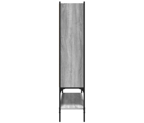 Grāmatplaukts, Pelēka Koka, 102X30X141,5 Cm, Inženierijas Koks Vidaxl