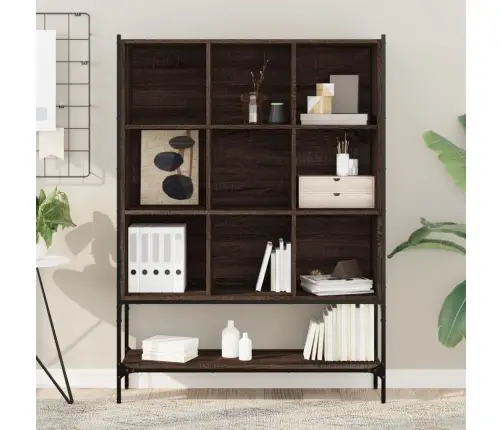 Grāmatplaukts, Brūns, 102X30X141,5 Cm, Inženierijas Koks Vidaxl