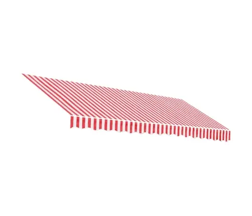 Nojumes Maiņas Jumts, Sarkanas Un Baltas Svītras, 4X3 M Vidaxl