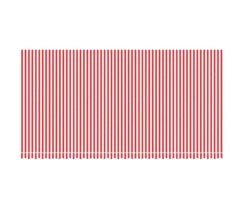 Pakaitinis Audinys Markizei, Raudonas/Baltas, 6X3M, Dryžuotas