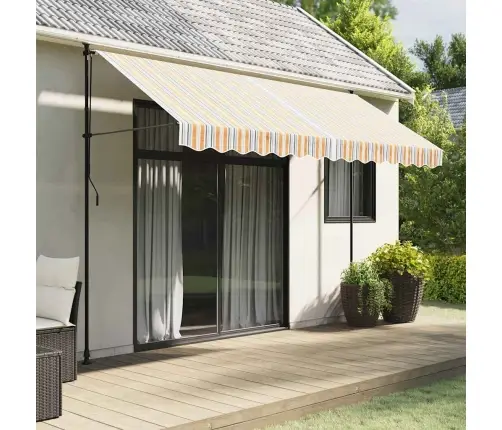 Varikatuse Asenduskangas, Mitmevärviline, Triibuline, 3,5X2,5 M