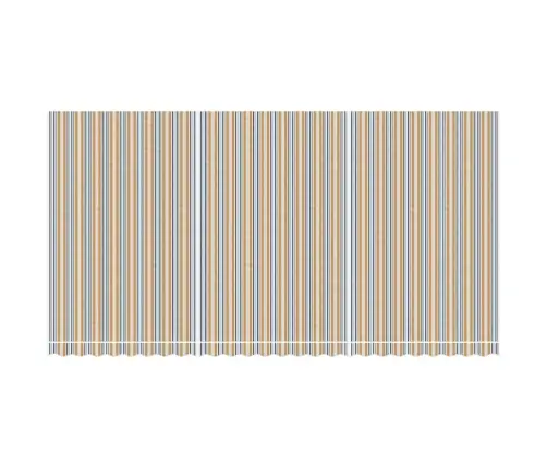 Nojumes Maiņas Jumts, Daudzkrāsainas Svītras, 6X3 M Vidaxl