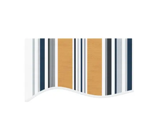 Nojumes Maiņas Jumts, Daudzkrāsainas Svītras, 6X3 M Vidaxl