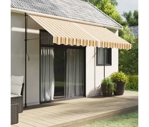 Varikatuse Asenduskangas, Mitmevärviline, Triibuline, 3,5X2,5 M