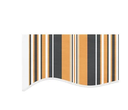 Nojumes Maiņas Jumts, Daudzkrāsainas Svītras, 4X3,5 M Vidaxl