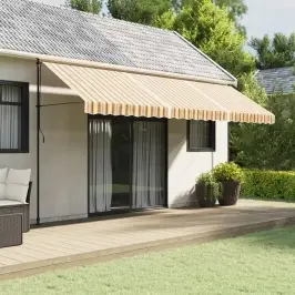 Nojumes Maiņas Jumts, Daudzkrāsainas Svītras, 5X3 M Vidaxl