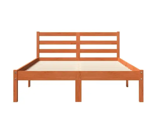 Lovos Rėmas Be Čiužinio, Vaško Rudas, 150X200cm Pušies Masyvas