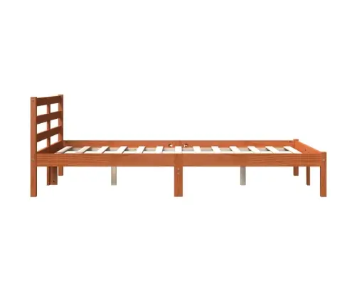 Lovos Rėmas Be Čiužinio, Vaško Rudas, 150X200cm Pušies Masyvas