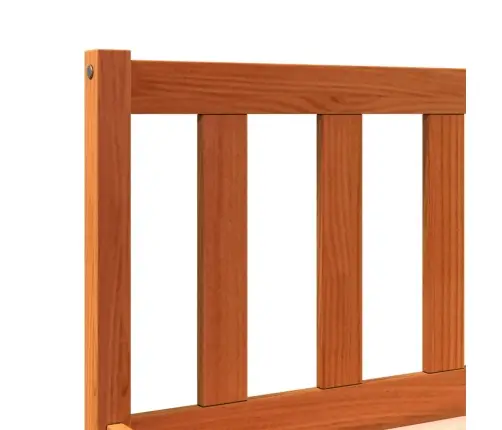 Lovos Rėmas Be Čiužinio, Vaško Ruda, 120X190cm Pušis