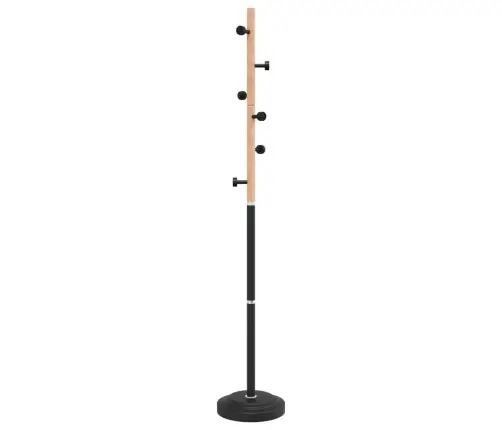 Riidenagi, Must, 177 cm Pulbervärvitud Raud