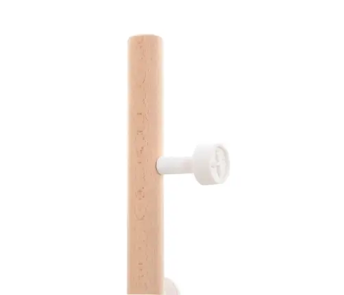 Riidenagi, Valge, 177 cm Pulbervärvitud Raud