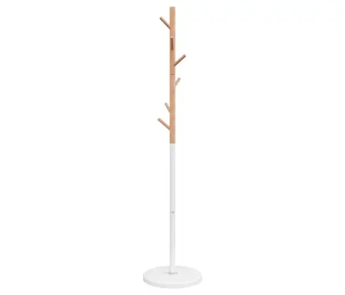 Mēteļu Pakaramais, Balts, 172 Cm, Pulverkrāsota Dzelzs Vidaxl