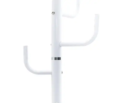 Mēteļu Pakaramais, Balts, 183 Cm, Pulverkrāsota Dzelzs Vidaxl