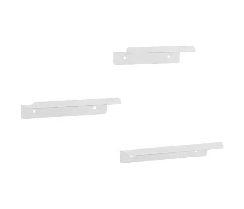 Sieninės Lentynos, 3Vnt., Sidabrinės, Nerūdijantis Plienas