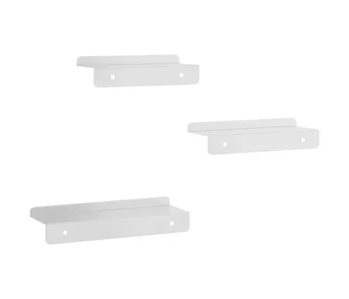 Sieninės Lentynos, 3Vnt., Sidabrinės, Nerūdijantis Plienas