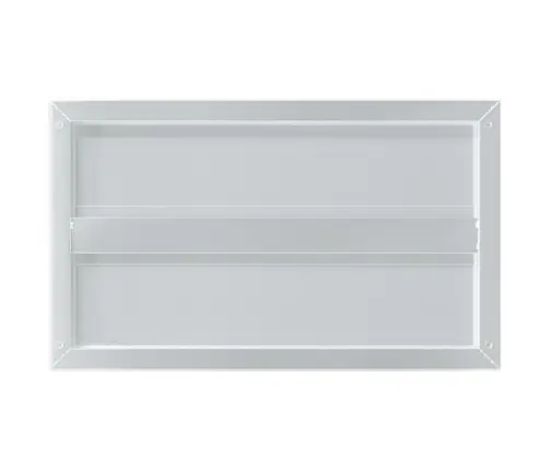 Sienas Plaukti, 2 Gab., 50X30X3 Cm, Sudraba Krāsā, Tērauds Vidaxl